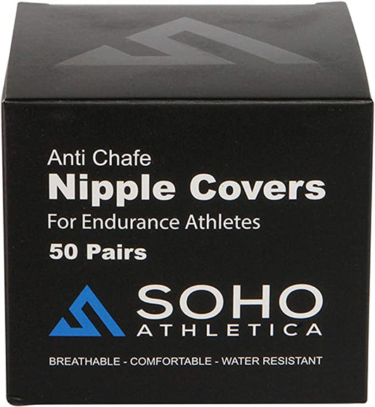 50 Pairs of Men's Nipple Covers for Running, Prevent Joggers Nip, Stops Nipple Chafing During Sport, Ease and Prevent The Pain of Runners Nipple